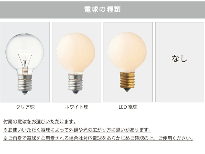 電球の種類