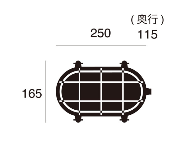 BEACH HOUSE OVAL （ビーチハウス）ウォールランプ　（屋内外兼用　コード無しモデル）  【ARTWORKSTUDIO】アートワークスタジオ