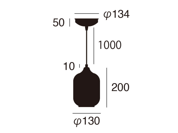 BRESCIA（ブレシア）　1灯 ペンダントランプ  【ARTWORKSTUDIO】アートワークスタジオ