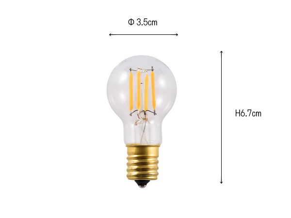 電球 E17/25W相当 ミニクリプトン形LED球 BU-1173 【ARTWOERKSTUDIO】アートワークスタジオ