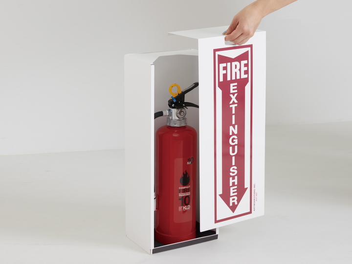ファイヤーエクスティングシャーボックス （消火器ボックス） FIRE EXTINGUISHER BOX TK-2097  【ARTWORKSTUDIO】アートワークスタジオ