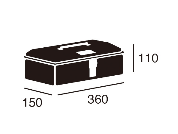 HEAVY DUTY toolbox (L) （ヘビーデューティー）ツールボックス