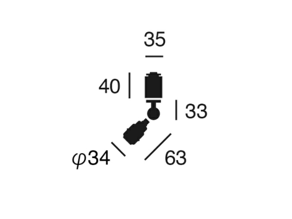 MINI LAITON SPOT-S ミニレイトンスポット-S（ライティングレール取付仕様）  AW-0541 【ARTWORKSTUDIO】アートワークスタジオ