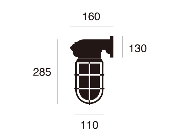 NAVE BASE（ネイビーベース）ウォールランプ
