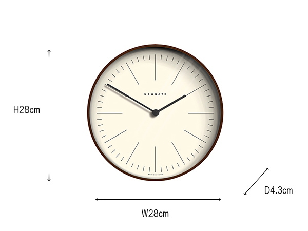 【NEWGATE】MR.CLARKE（S)　ミスタークラークウォールクロック（掛け時計）  【ARTWORKSTUDIO】アートワークスタジオ