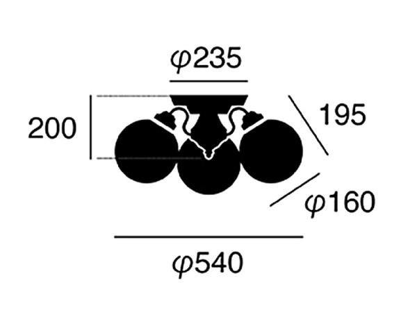 TANGO3（タンゴ）3灯シーリングライト AW-0395 【ARTWORKSTUDIO】アートワークスタジオ