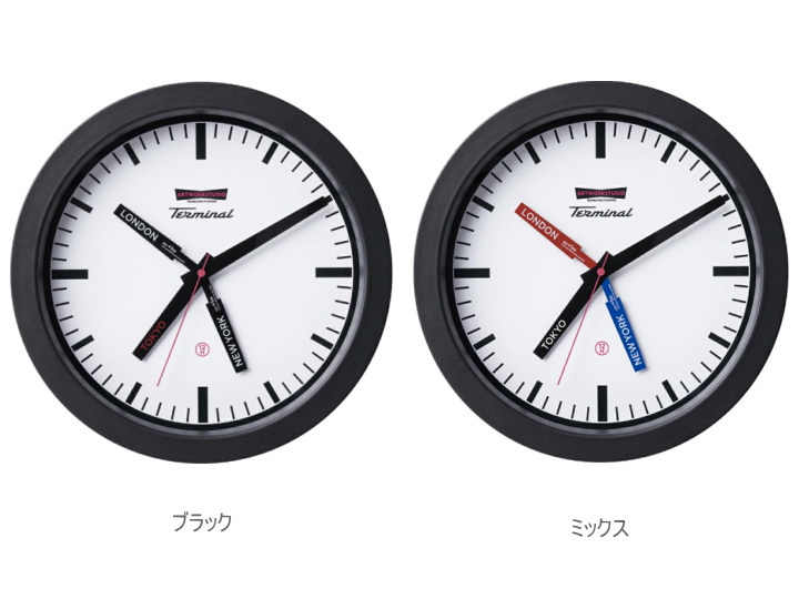 ターミナルウォールクロック TERMINAL （掛け時計） TK-2096 【ARTWORKSTUDIO】アートワークスタジオ