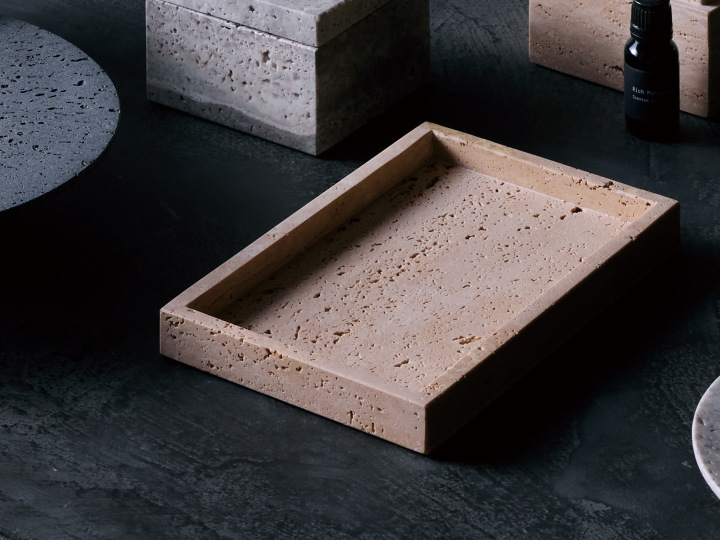 トラバーチン トレイ TRAVERTIN BOX  TK-2111 【ARTWORKSTUDIO】アートワークスタジオ