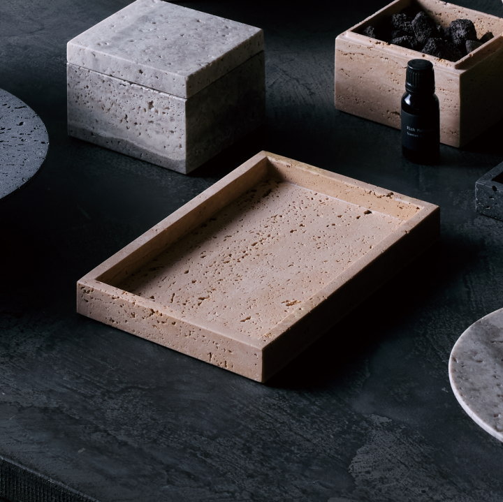 トラバーチン トレイ TRAVERTIN BOX  TK-2111 【ARTWORKSTUDIO】アートワークスタジオ