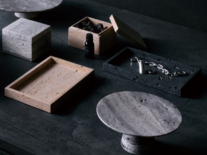 トラバーチン トレイ TRAVERTIN BOX TK-2111 【ARTWORKSTUDIO】アートワークスタジオ