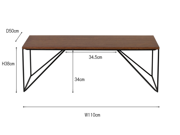 クローブ リビングテーブル  110cm CLOVE LIVING TABLE F3-105 【FORM】 フォーム