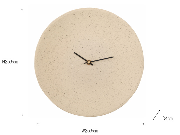 陶磁器 ウォールクロック WALL CLOCK F9-301 【FORM】フォーム