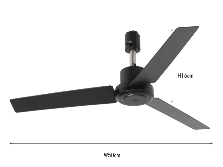 ダクトレールファン DCモーター プラス Φ50 シーリングファン DUCT RAIL FAN 003329【BRID】ブリッド