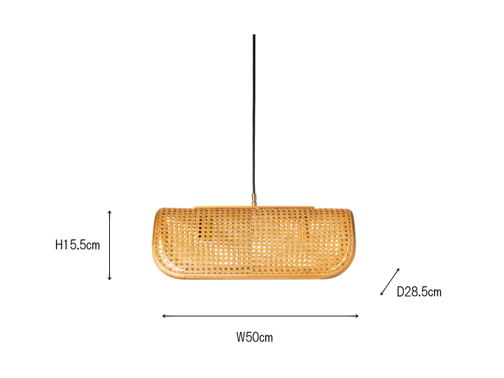ラタンペンダントランプ  2バルブ ペンダント  RATTAN PENDANT LAMP 2BULB  003394【BRID】ブリッド