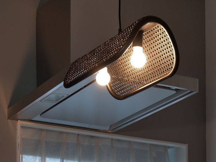 ラタンペンダントランプ  2バルブ ペンダント  RATTAN PENDANT LAMP 2BULB  003394【BRID】ブリッド