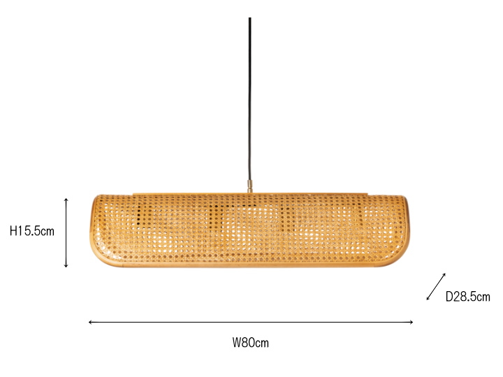 ラタンペンダントランプ  4バルブ ペンダント  RATTAN PENDANT LAMP 4BULB  003395【BRID】ブリッド