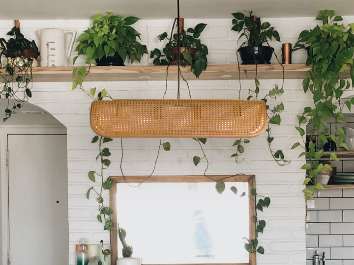 ラタンペンダントランプ  4バルブ ペンダント  RATTAN PENDANT LAMP 4BULB  003395【BRID】ブリッド