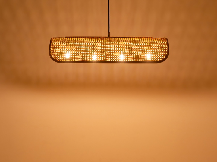 ラタンペンダントランプ  4バルブ ペンダント  RATTAN PENDANT LAMP 4BULB  003395【BRID】ブリッド