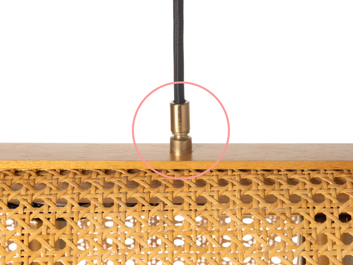 ラタンペンダントランプ  4バルブ ペンダント  RATTAN PENDANT LAMP 4BULB  003395【BRID】ブリッド