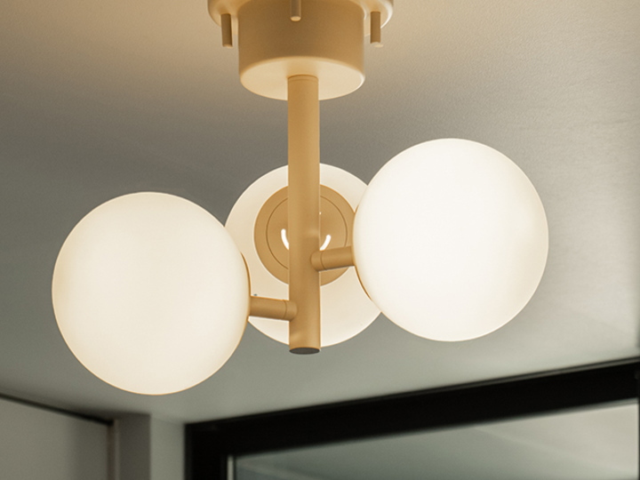 タイニー ガラス シーリングライト 3 TINY GLASS CEILING LIGHT 3 003364【BRID】ブリッド