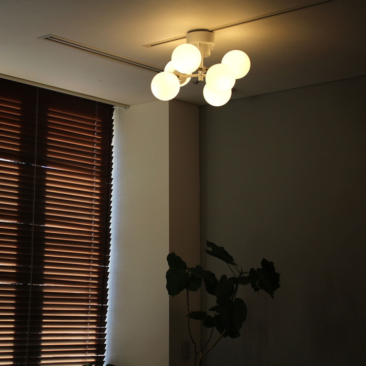 タイニー ガラス シーリングライト 6 TINY GLASS CEILING LIGHT 6 003366【BRID】ブリッド