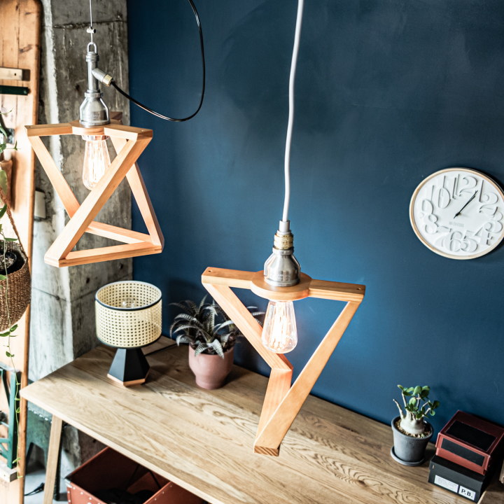 AMP ウッドシェード (A)  ペンダントライト AMPAERSAND AMP-L013 AMP-L064 AMP-L014 AMP-L065 【el commun】エルコミューン