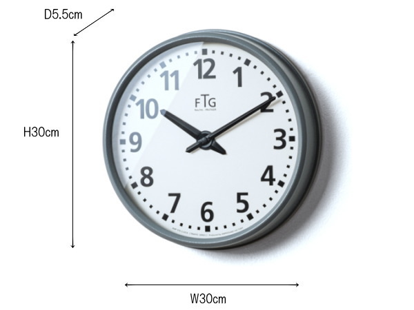 FRUTIGER フルティガー　ウォールクロック （トラフィックシリーズ） 掛け時計