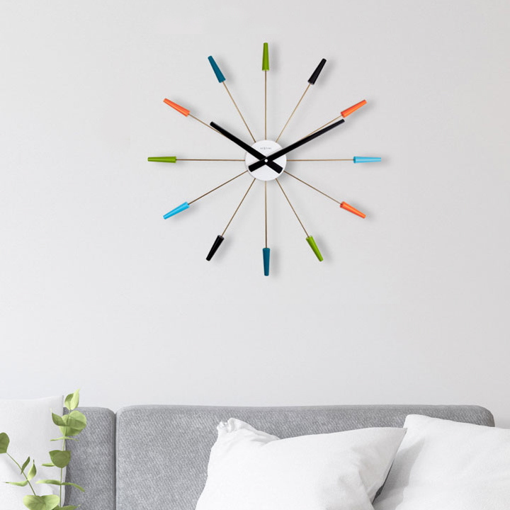 NEXTIME ネクスタイム PLUG INN プラグイン(ミックス) 掛け時計 NXT-2610VI