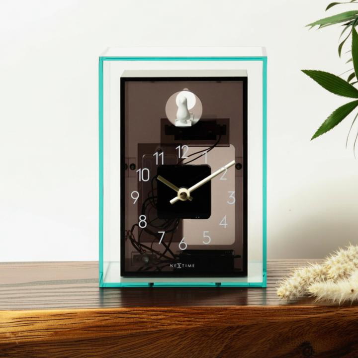 NEXTIME ネクスタイム アクリル クッククー ACRYLIC CUCKOO テーブルクロック 置き時計 NXT-J060