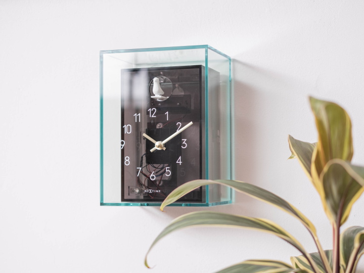 NEXTIME ネクスタイム アクリル クッククー ACRYLIC CUCKOO テーブルクロック 置き時計 NXT-J060