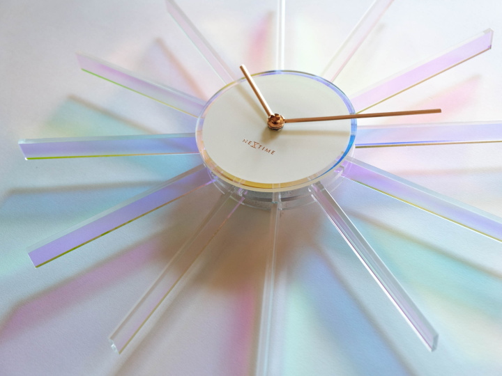 NEXTIME ネクスタイム プリズム ラジアントクロック PRISM LADIANT  ウォールクロック 掛け時計 NXT-J059