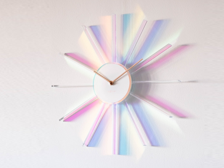 NEXTIME ネクスタイム プリズム ラジアントクロック PRISM LADIANT  ウォールクロック 掛け時計 NXT-J059