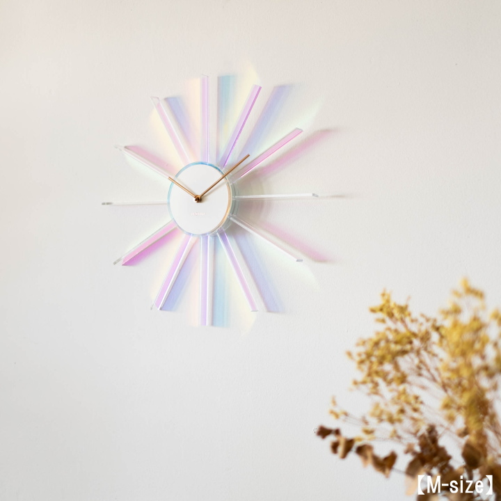 NEXTIME ネクスタイム プリズム ラジアントクロック PRISM LADIANT  ウォールクロック 掛け時計 NXT-J059