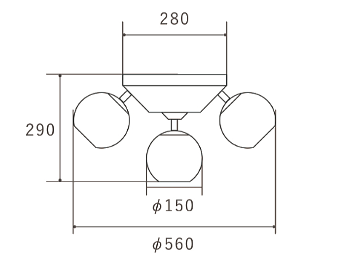 ブラーゼ BLASE 7灯 シーリングランプ GS-024 【HERMOSA】ハモサ
