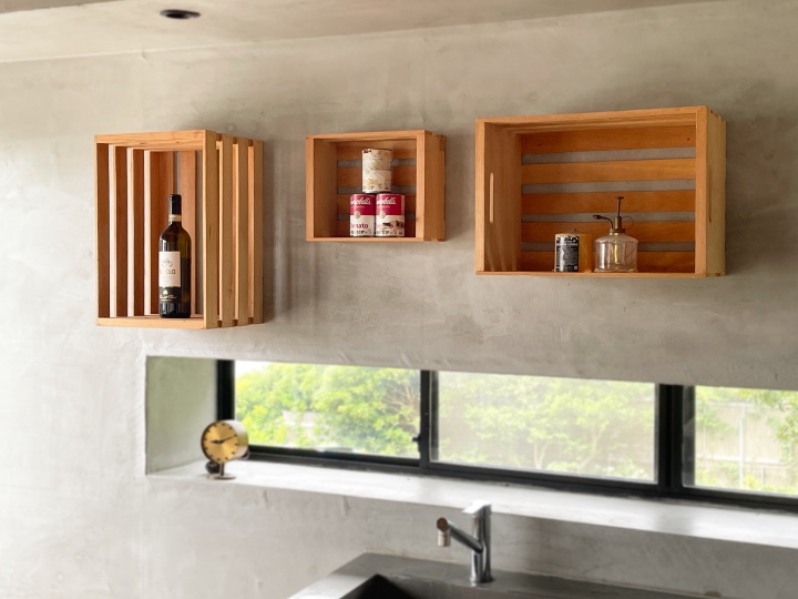 クレーツアンドパレット　CRATES & PALLET 木箱ボックス S/L