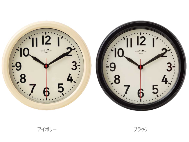 HK HORO（琺瑯）ウォールクロック （掛け時計）