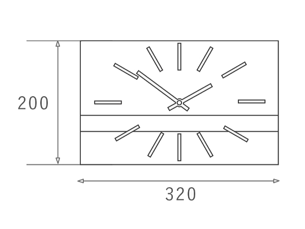 LABREA ラブレアクロック  置き・掛け時計【HERMOSA】ハモサ