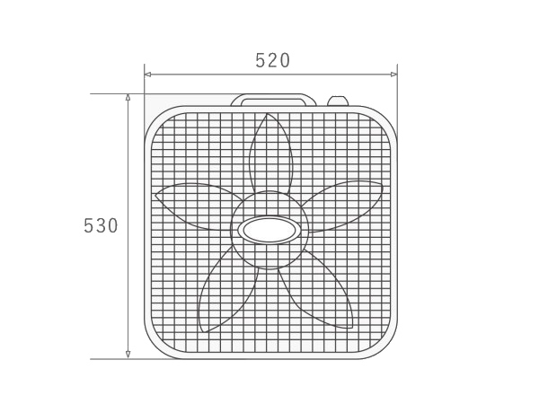 LASKO（ラスコ）ボックスファン 3733