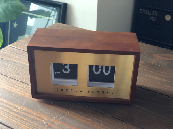 ピボット クロック PIVOT CLOCKフリップクロック パタパタ時計（置き時計）RP-002W　【HERMOSA】ハモサ