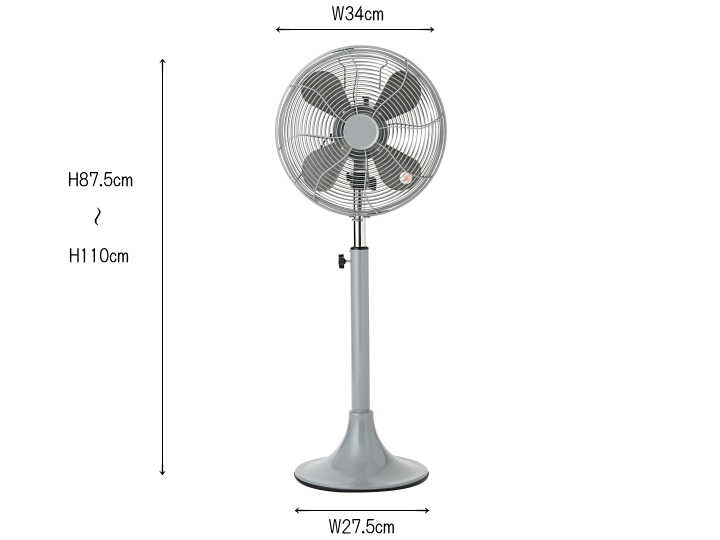 HERMOSA RETRO FAN（FLOOR)　レトロファン 扇風機（フロア） 【HERMOSA】ハモサ