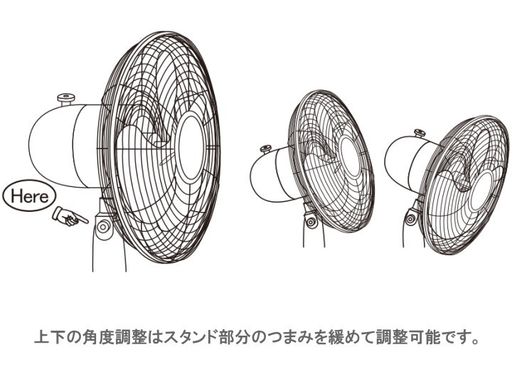 HERMOSA RETRO FAN（FLOOR)　レトロファン 扇風機（フロア） 【HERMOSA】ハモサ