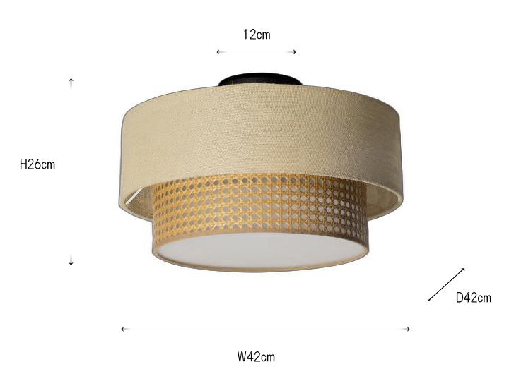 リーデンディマー RIEDEN DIMMER LED シーリングライト ER-001　【HERMOSA】ハモサ