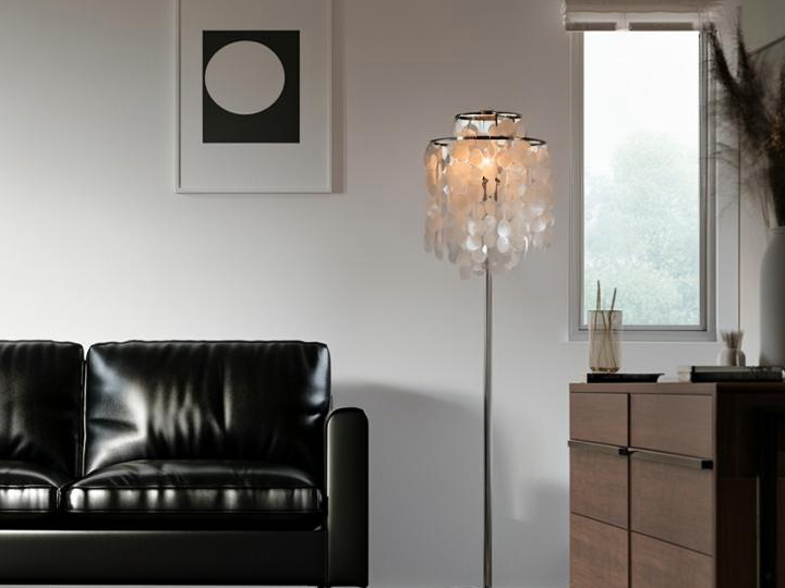 シェル フロアランプ SHELL FLOOR LAMP LCLP-008SV 【HERMOSA】ハモサ