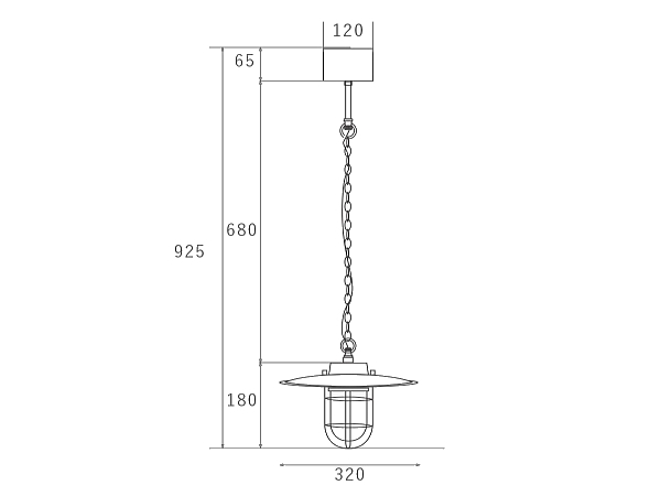 SUNDISH（サンディッシュ）1灯ペンダントランプ