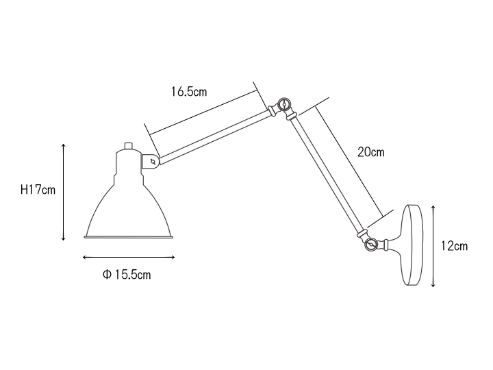 INDUSTRY（インダストリー）ウォールブラケットランプ