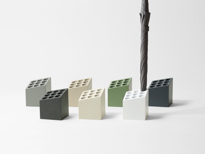 キューブ CUBE 9本収納 アンブレラスタンド 傘立て  【ideaco】 イデアコ