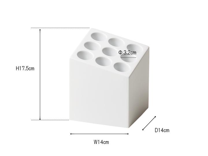 キューブ CUBE 9本収納 アンブレラスタンド 傘立て 【ideaco】 イデアコ