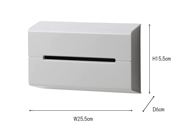 ウォール WALL 壁に貼って使えるティッシュボックス 【ideaco】イデアコ