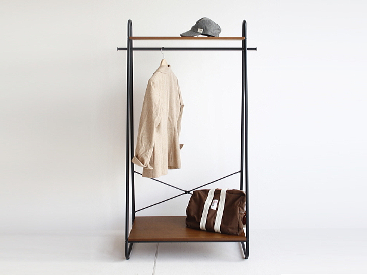 anthem Hanger Rack アンセムハンガーラック　ANH-3293 anthem Hanger Rack ハンガーラック 2段 黒 省スペース おしゃれ