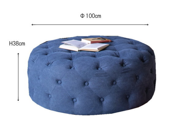 100 ROUND FABRIC STOOL 100 ラウンドファブリックスツール